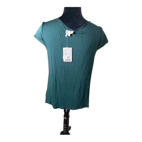 Anthropologie Meadow Rue Ruffle Front Short Sleeve Blouse Size Medium - Picture 3 of 7